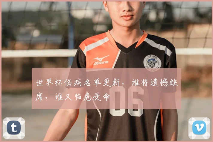 世界杯伤病名单更新，谁将遗憾缺席，谁又临危受命